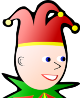 Web Pranks Logo - Colorful Jester Hat